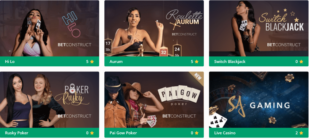 Live Casino Games Review