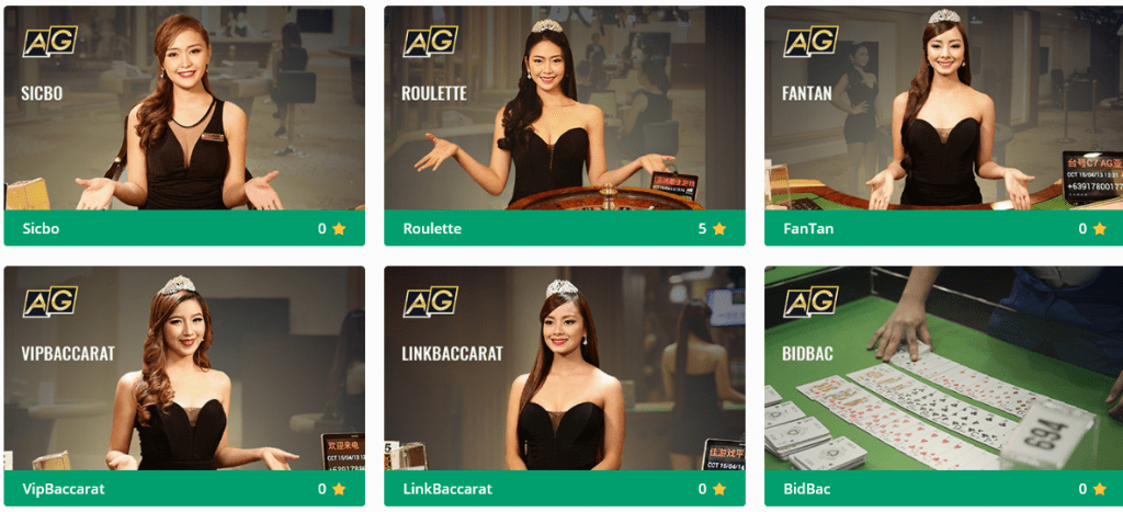 Live Casino Games