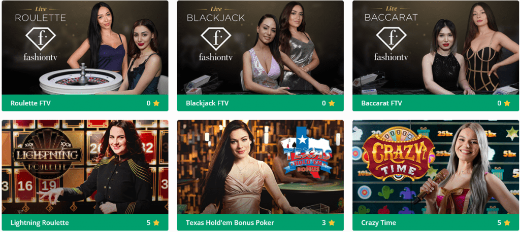 Live Casino Games