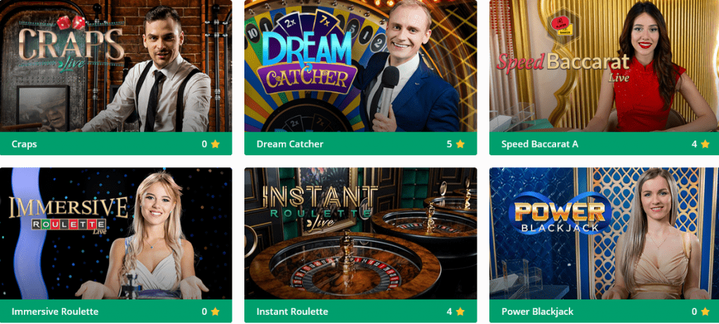 Live Casino Games