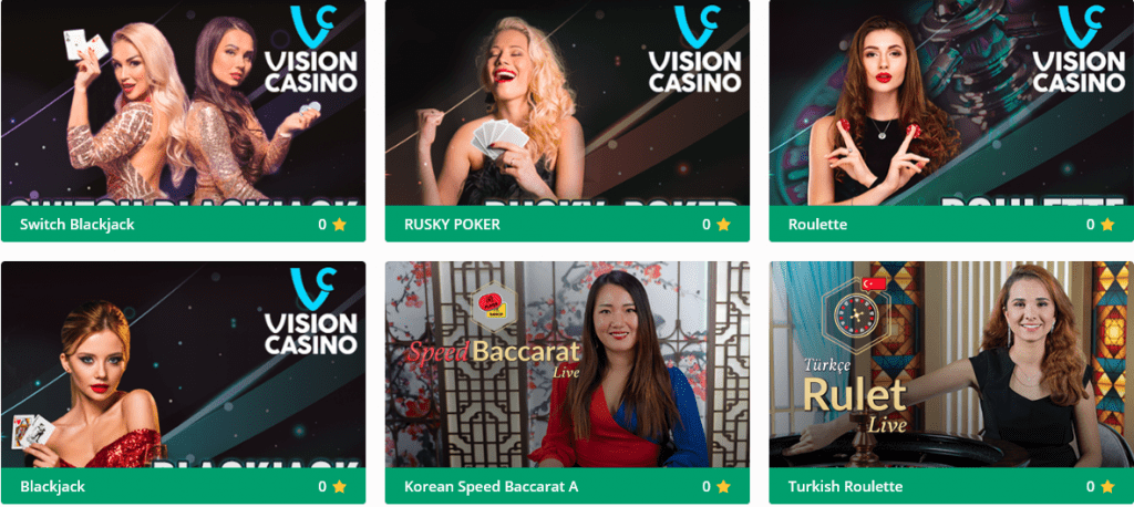 Live Casino Games