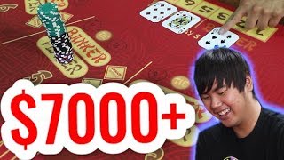 +$7,000 in BACCARAT – Live Baccarat Session