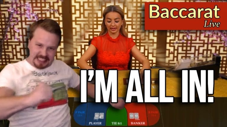 ALL IN OR NOTHING – Baccarat Live