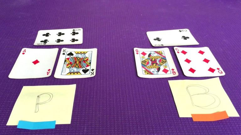 Baccarat rule, How to play Baccarat, Baccarat Tableau rule, when to draw or not to draw a card