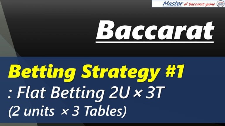 Baccarat, Betting Strategy #1 Flat Betting 2U â¨¯ 3T  [#ç™¾å®¶ä¹� #ë°”ì¹´ë�¼ #ãƒ�ã‚«ãƒ© #bacarÃ¡ #Ð±Ð°ÐºÐºÐ°Ñ€Ð°Ì� #à¸šà¸²à¸„à¸²à¸£à¹ˆà¸²]