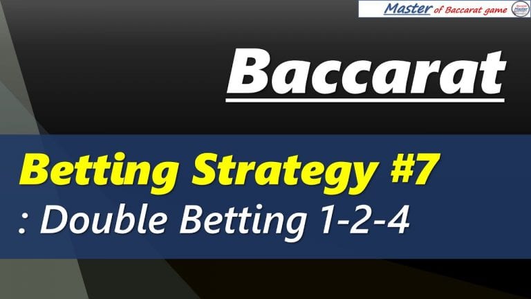 Baccarat, Betting Strategy #7 Double Betting 1-2-4[#百家乐 #바카라 #バカラ #bacará #баккара́ #บาคาร่า]
