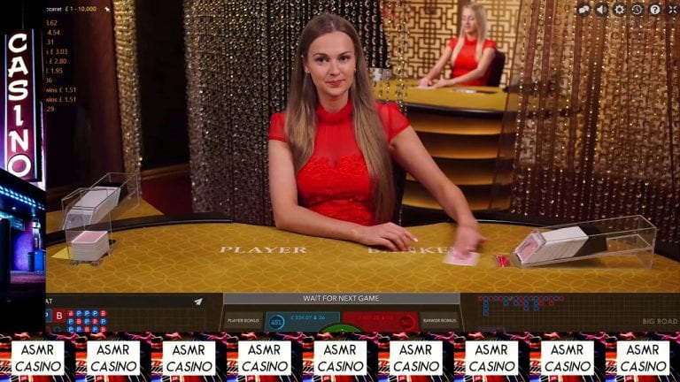 Baccarat ASMR with Sweet Sintija #1 – Unintentional ASMR Casino Gameplay Wins