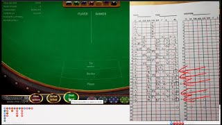 This is how simple is to beat the casino playing Baccarat with the SDP on Six Shooter Do or Die.