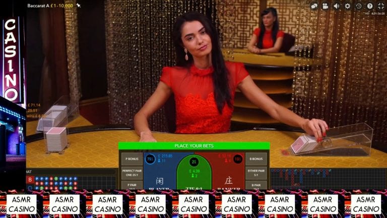 Conversational Marika #1 Talking Calmingly To Chat on Live Baccarat Table (Unintentional ASMR)