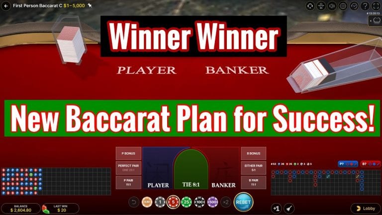 Baccarat Plan for Success #28 || Real Money Play