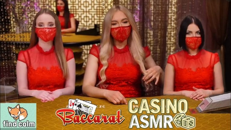 Casino Unintentional ASMR 🖤 3 New Favorite HEAVENLY Baccarat Dealers (mumbly soft spoken)