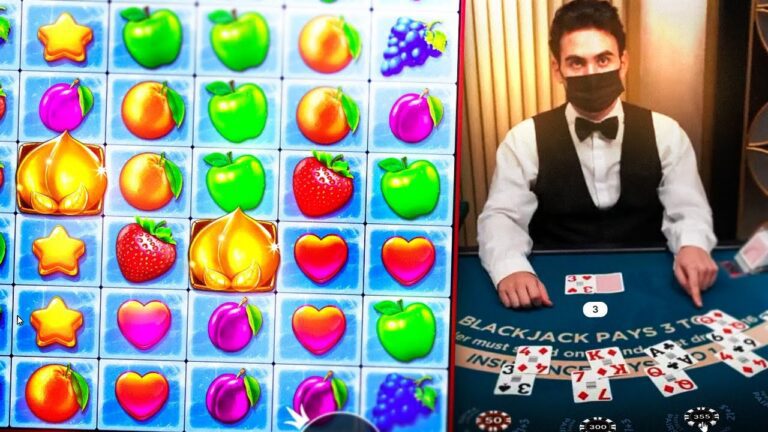 Saved by the Blackjack Table?! – Roobet Gambling