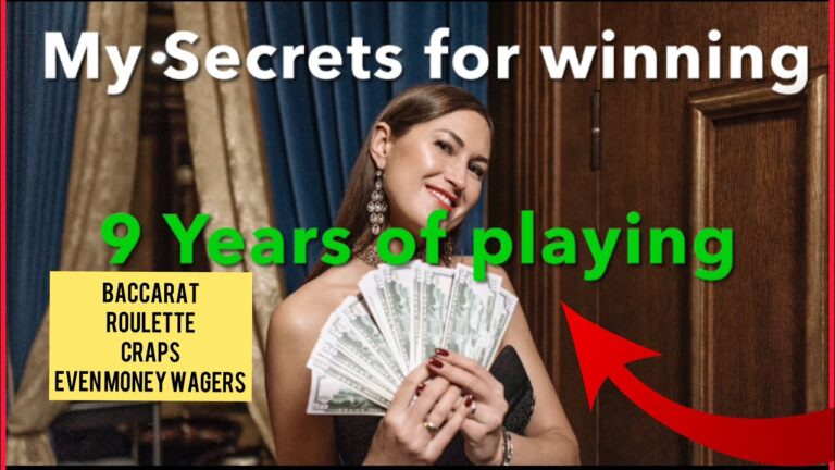 My secrets for winning at baccarat. How to win at( even money wagers ) #baccaratstrategies #casino