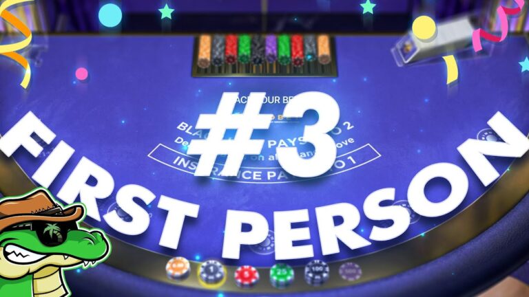 Roobet First Person Blackjack #3