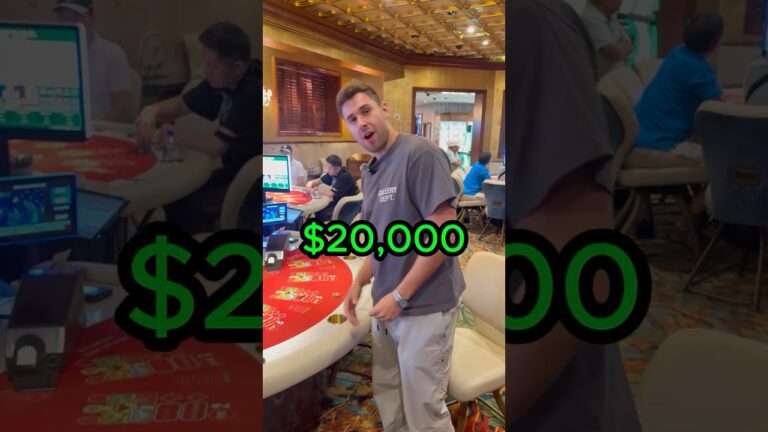 $20K HIGH LIMIT BACCARAT PRESS! comedy casino gambling baccarat