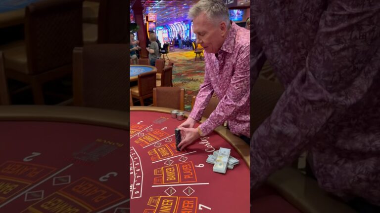 $5,000 On Banker! baccarat gambling casino