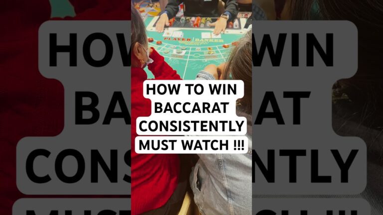 Baccarat Strategies To Win Consistently 2025 MUST WATCH !! shorts baccarat casino hardrock