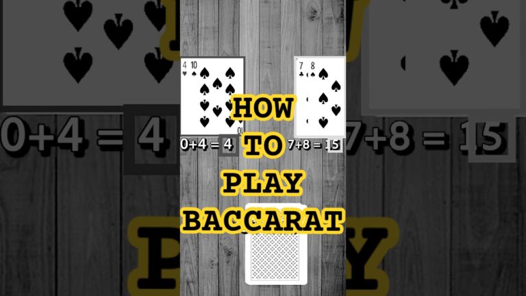 How to play Baccarat shorts cardgame baccarat